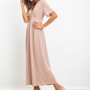 RUE PARIS Light Pink Izzie Dress