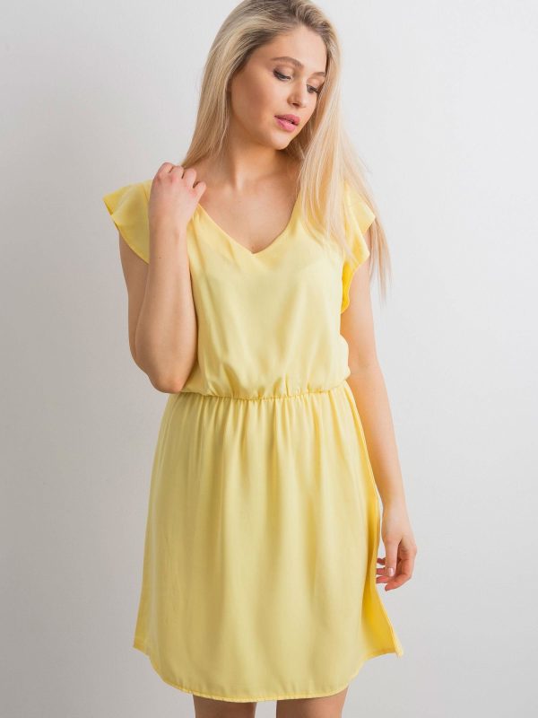 Smooth yellow dress