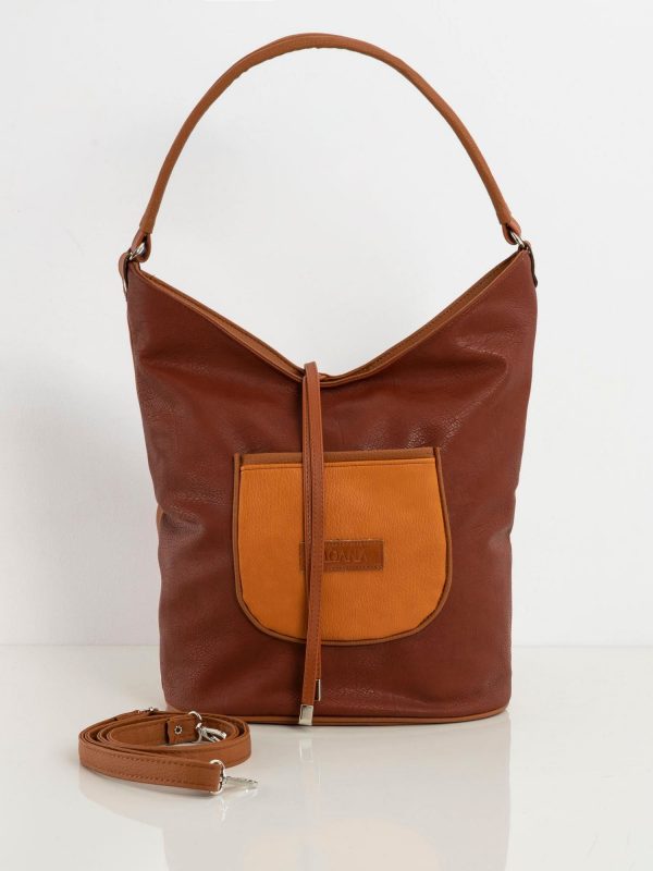 Brown-Camel Hobo Bag