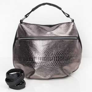 Silver Women's Shoulder Bag