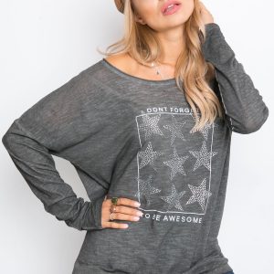 Dark Grey Elsey Blouse