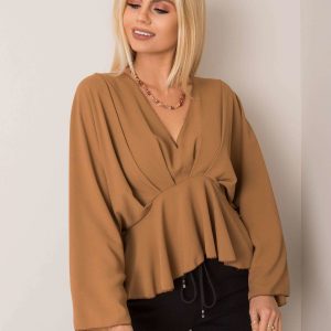 Raquela dark beige blouse