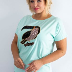 Mint T-shirt Materially PLUS SIZE