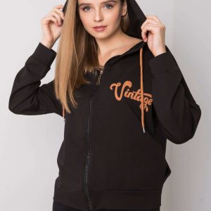 Diane Black Zip Hoodie