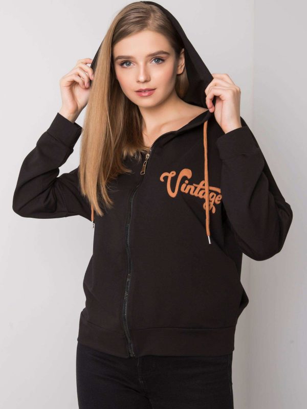 Diane Black Zip Hoodie