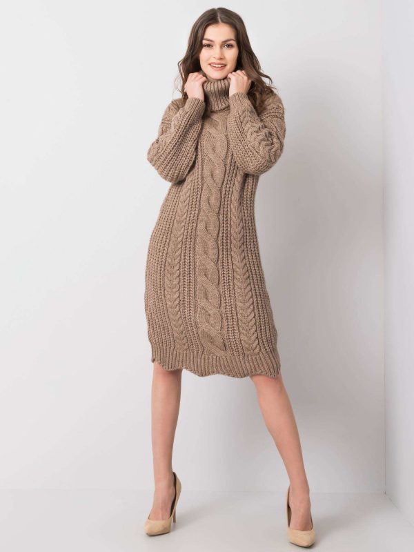 Dark beige dress Alessa