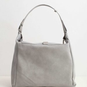 Grey big bag with cosmetic bag