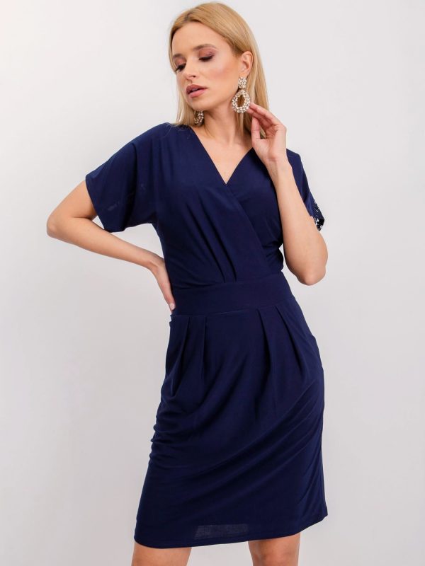 Navy Blue Angels Dress