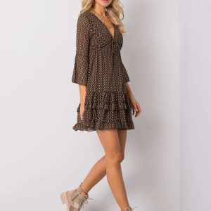 Black and beige dress Bella