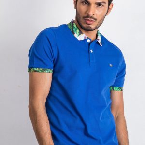 Blue Men's Polo Shirt Sour