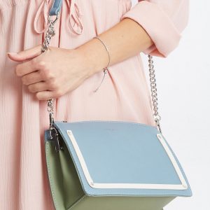 Blue-mint small handbag