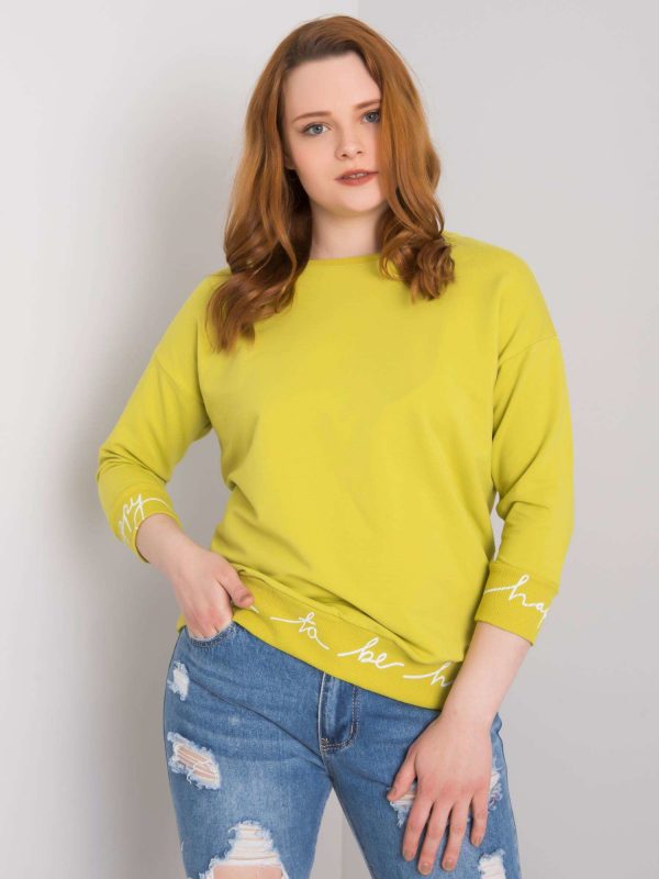 Charliza light green sweatshirt