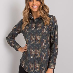 Dark Green Edgewood Women's Shirt RUE PARIS