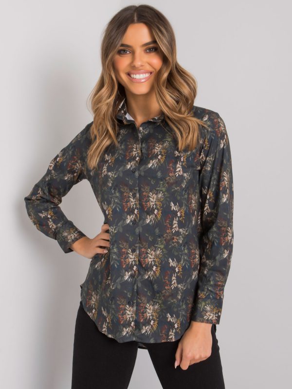 Dark Green Edgewood Women's Shirt RUE PARIS