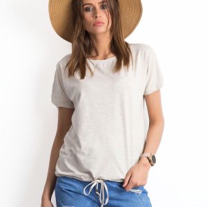 Beige melange t-shirt Curiosity