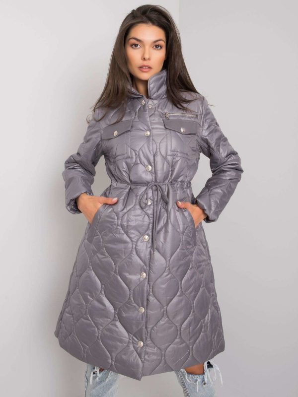 Casarine Grey Quilted Transition Jacket