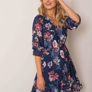 Navy blue dress Antonina OCH BELLA