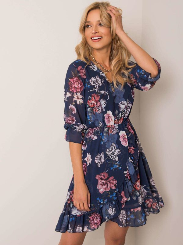 Navy blue dress Antonina OCH BELLA