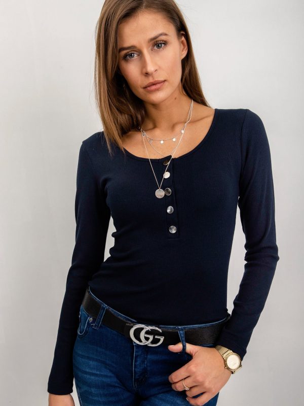 Navy blue blouse Christina