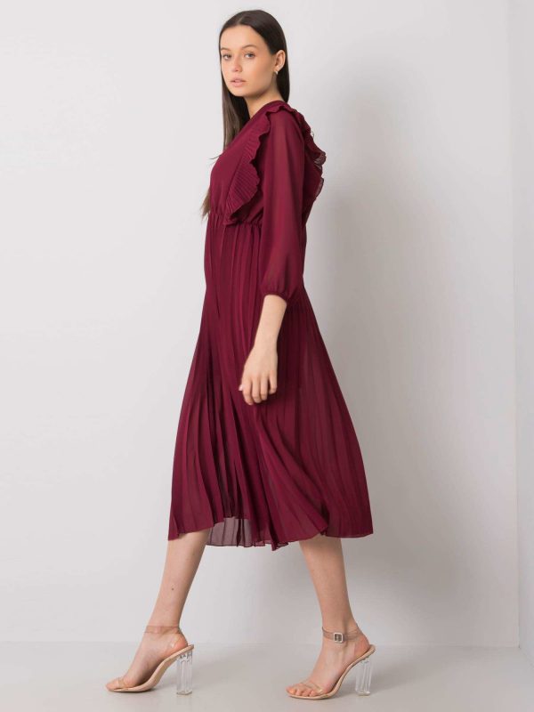 Burgundy Frankie dress