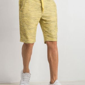 Light Yellow Shootpower Men's Shorts