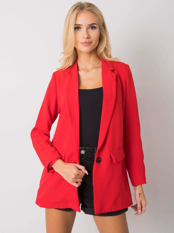 Red jacket for women Ophelie OCH BELLA