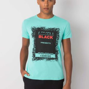 Men's Mint T-Shirt Cotton Brighton