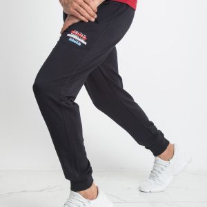 TOMMY LIFE Navy blue men's sweatpants