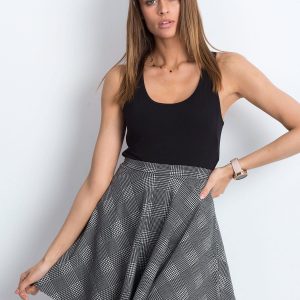 Black and White Nightblooming Skirt