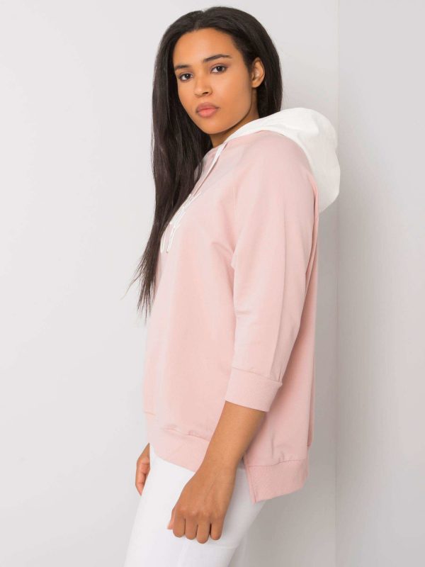 Dirty Pink Plus Size Hoodie Patrina