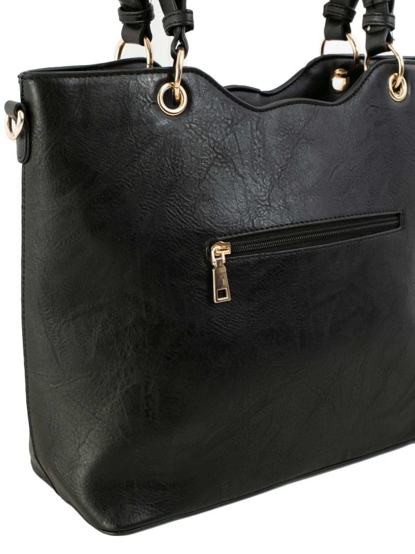 Black Women's Bag in Eco Leather