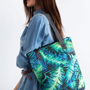 Green Vegetable Printed Bag