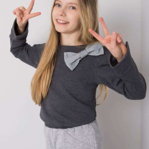 Graphite blouse for girl DODO KIDS