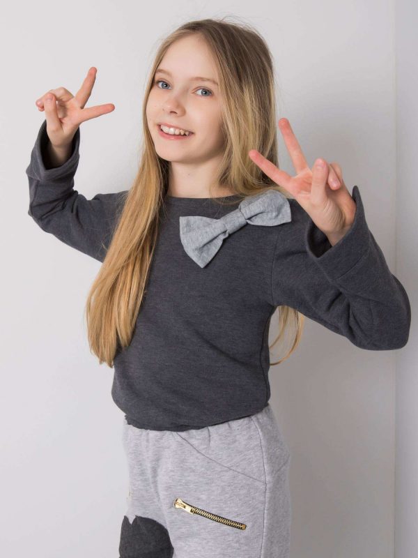 Graphite blouse for girl DODO KIDS