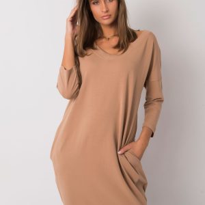 Abijah Cotton Camel Dress