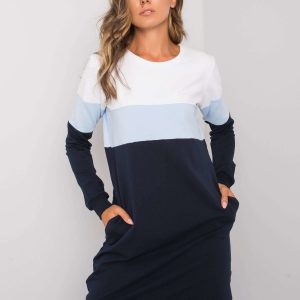 Navy blue dress Feliciana RUE PARIS