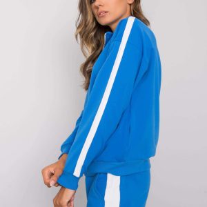 Blue women's set with stripes Aliana