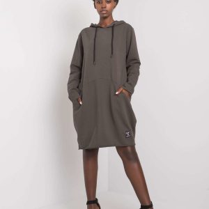 Dark khaki dress with hood Aldila