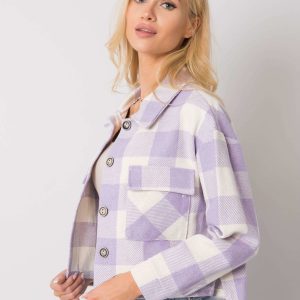 Clemmentine Purple Plaid Shirt