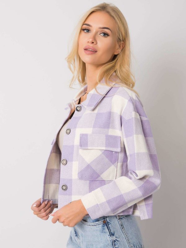 Clemmentine Purple Plaid Shirt