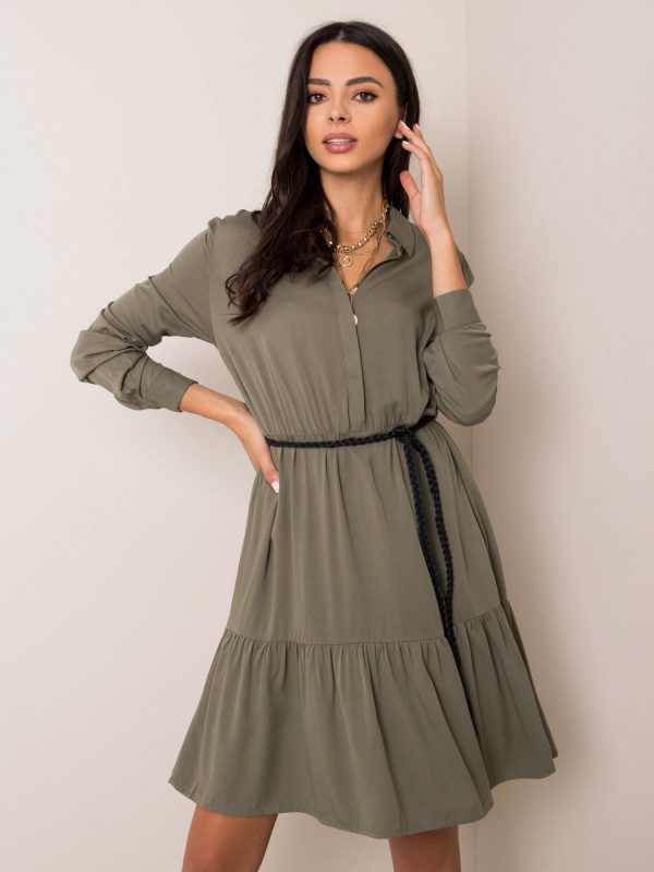 Khaki dress Stelle FRESH MADE