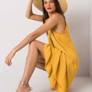 Simone Yellow Strap Dress