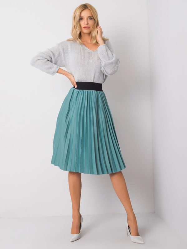 Turquoise Frilly Skirt