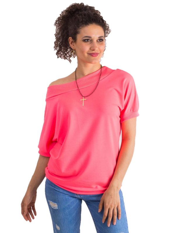 Fluo pink blouse Lemontree