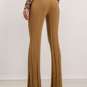 BSL Dark Beige Ribbed Trousers