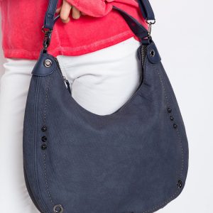 Navy blue hobo bag