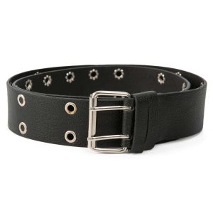 Women's Black Leather Strap RUE PARIS