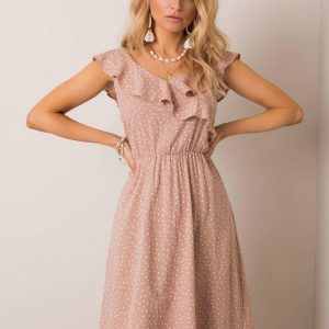 Beige dress Susan RUE PARIS