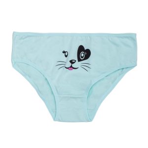 Mint panties for girl in cotton