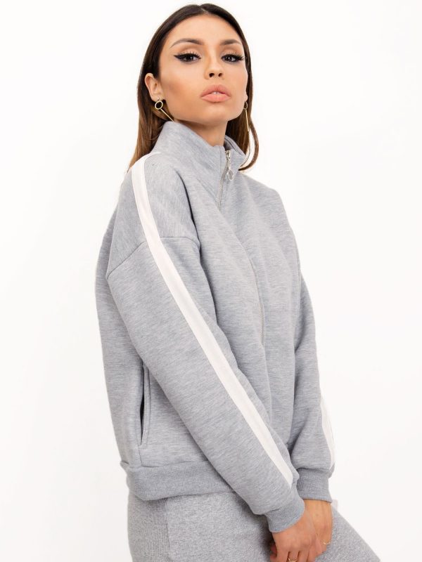 RUE PARIS Grey sweatshirt Harriet